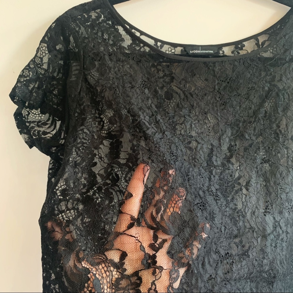 Moda International Lace Top - Picture 5 of 5